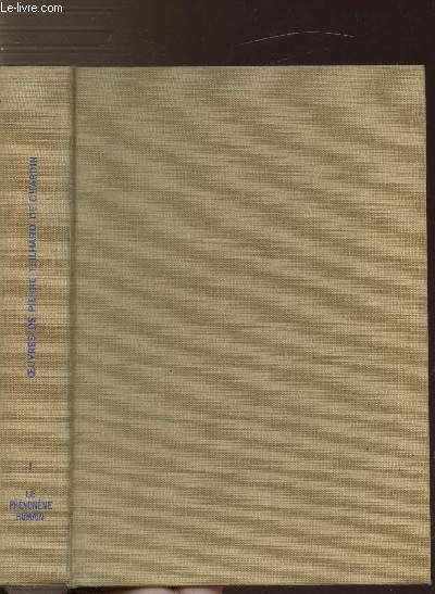 OEUVRES DE TEILHARD DE CHARDIN - TOME I - LE …