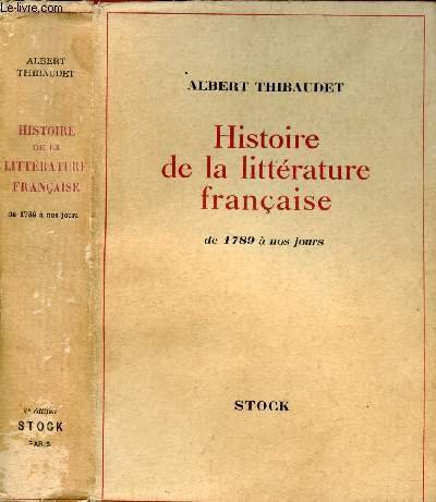 HISTOIRE DE LA LITTERATURE FRANCAISE