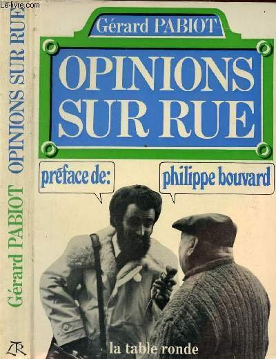 OPINIONS SUR RUE | Immagine principale