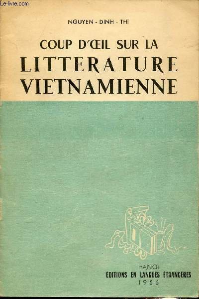 COUP D'OEIL SUR LA LITTERATURE VIETNAMIENNE