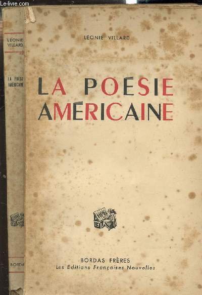 LA POESIE AMERICAINE