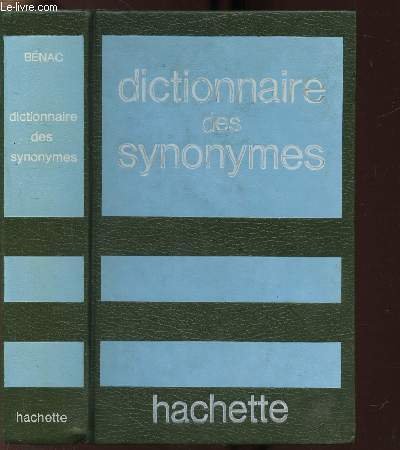 DICTIONNAIRE DES SYNONYMES