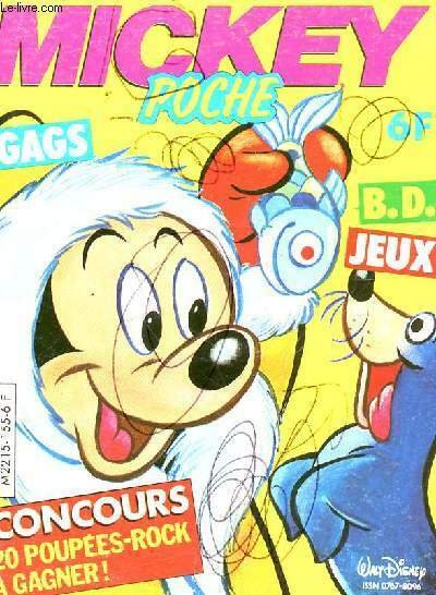 Mickey Poche n°156 - Gags, B.D. jeux - Sommaire : … | Immagine principale