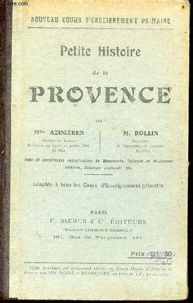 Petite histoire de la Provence - Nouveau cours d'enseignement primaire … | Immagine principale