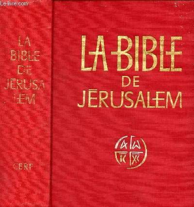 La bible de jérusalem la sainte bible traduite en français … | Immagine principale