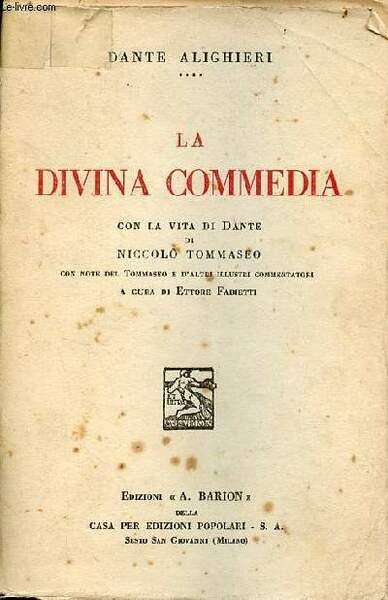 La divina commedia con la vita di Dante di Niccolo …