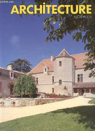 Architecture nouvelle n°3 1993/1994 - Charente-Maritime Ile-de-ré - vendée - …
