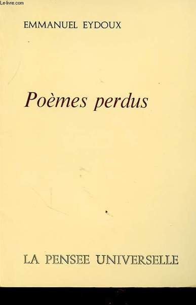 POEMES PERDUS avec un envoi de l auteur