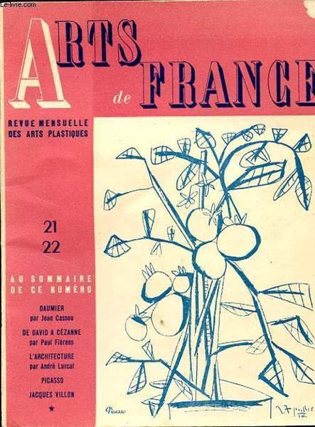 ARTS DE FRANCE N� 21-22 : DAUMIER PAR JEAN CASSOU …