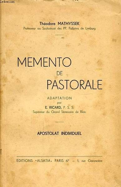 MEMENTO DE PASTORALE