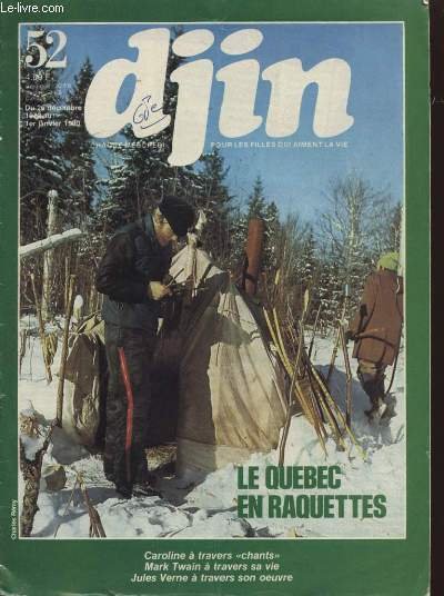 DJIN N�52 : LE QUEBEC EN RAQUETTES - CAROLINE A … | Immagine principale