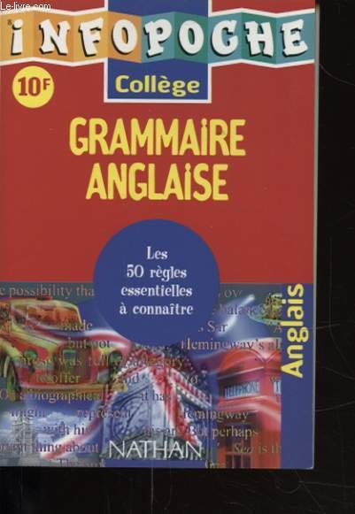 INFOPOCHE COLLEGE GRAMMAIRE ANGLAISE | Immagine principale