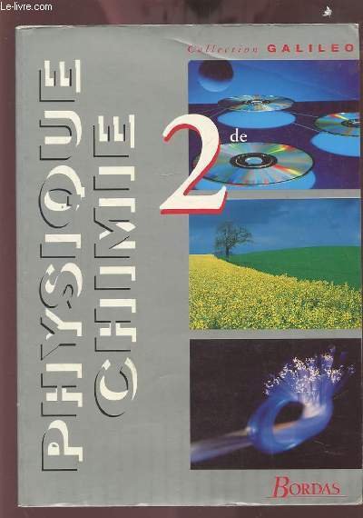 PHYSIQUE CHIMIE - 2DE - PROGRAMME 1993.