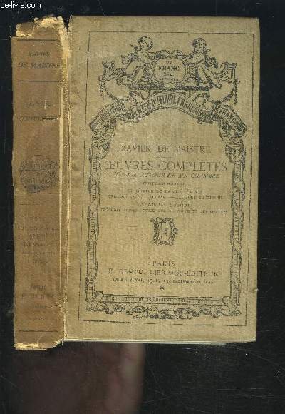 OEUVRES COMPLETES - VOYAGE AUTOUR DE LA CHAMBRE / EXPEDITION … | Immagine principale