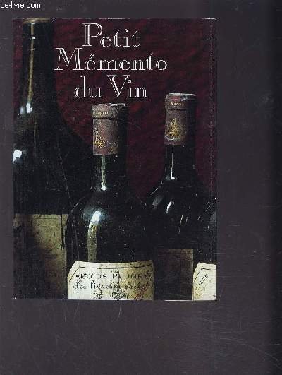PETIT MEMENTO DU VIN- POIDS PLUME- DES LIVRES A POSTER
