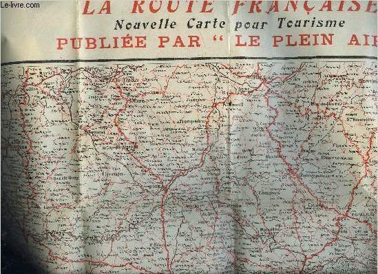 1 CARTE DEPLIANTE EN COULEUR DE TOULOUSE MONPELLIER AURIAC - …