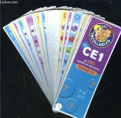LES INCOLLABLES LE CE1 EN 880 QUESTIONS REPONSES EVENTAIL N�2- … | Immagine principale
