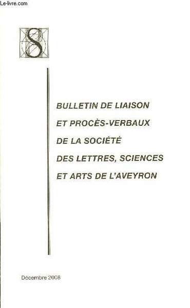 BULLETIN DE LIAISON ET PROCES-VERBAUX DE LA SOCIETE ET ARTS … | Immagine principale