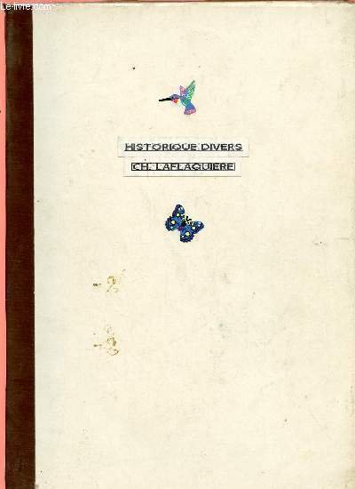 HISTORIQUE DIVERS | Immagine principale