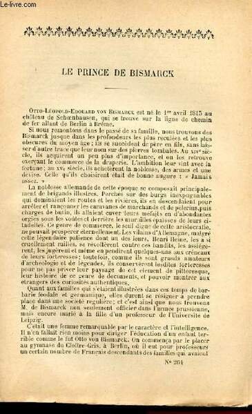BIBLIOTHEQUE POPULAIRE N�264 : OPINIONS ET DISCOURS : LA FRONTIERE DE L'ESTE, LA CONVENTION DU 12 OCT 1871, DISCOURS PRONONCE AU REICHSTAG