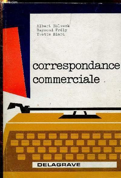 CORRESPONDANCE COMMERCIALE