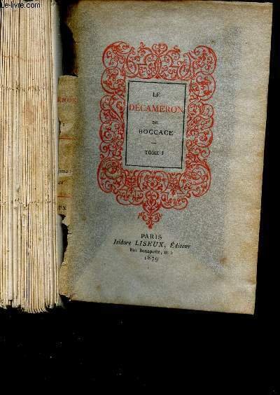 LE DECAMERON DE BOCCACE - TOME I