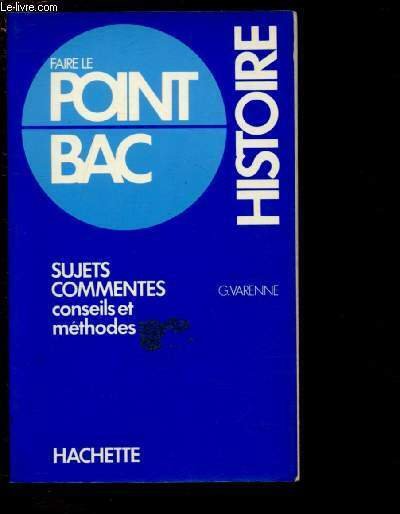 SUJETS COMMENTES - CONSEILS ET METHODES - FAIRE LE POINT …