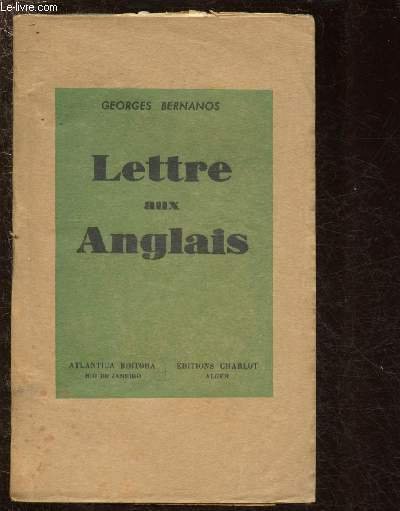 LETTRES AUX ANGLAIS