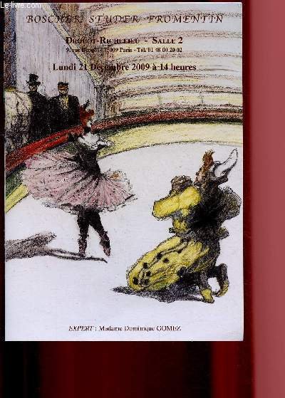 CATALOGUE DE VENTES AUX ENCHERES -21 DECEMBRE 2009 - DROUOT …