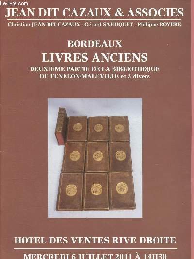 Catalogue de ventes aux ench�res - 6 juillet 2011 - …