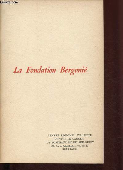 La fondation Bergoni� | Immagine principale