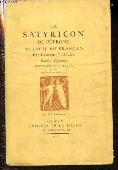 Le satyricon de P�trone