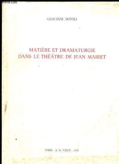 Mati�re et dramaturgie dans le th��tre de Jean Mairet | Immagine principale