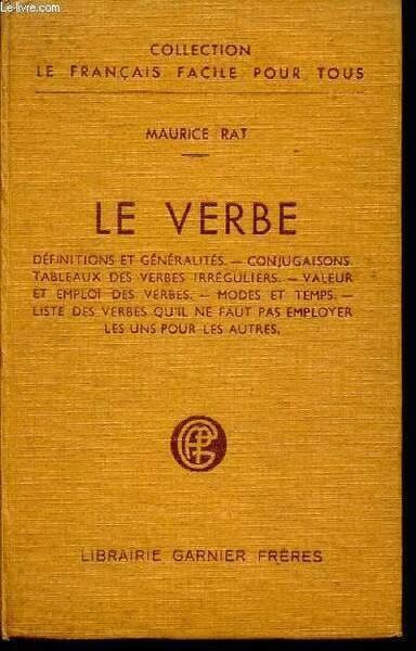 Le verbe - collection le français facile pour tous - …