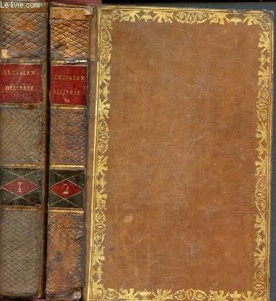 Jerusalem delivree - poeme - traduit de l'italien - nouvelle édition revue et corrigée enrichie de la vie du tasse - 2 volumes : tome I et tome II