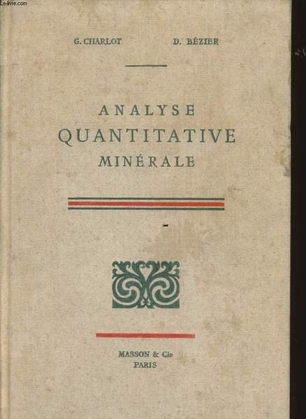 ANALYSE QUANTITAIVE MINERALE