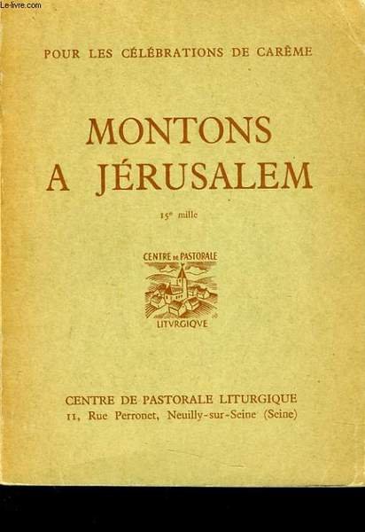 MONTONS A JERUSALEM