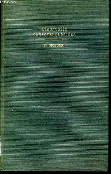 DIAGNOSTIC CARACTEROLOGIQUE