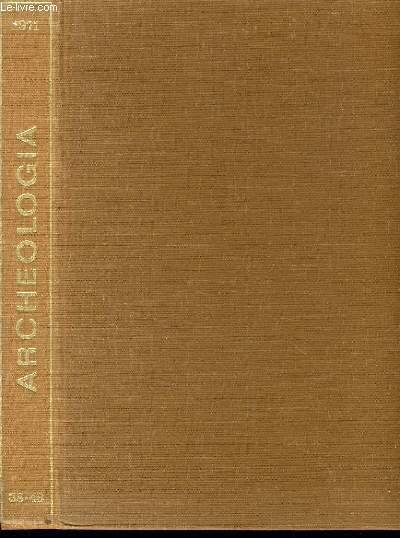 ARCHEOLOGIA du n�38 � 43 Tr�sors des �ges -