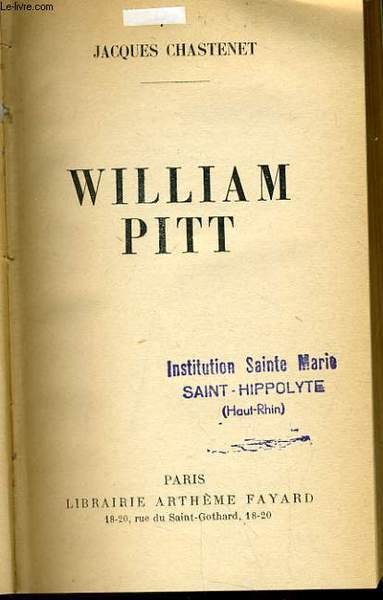 WILLIAM PITT