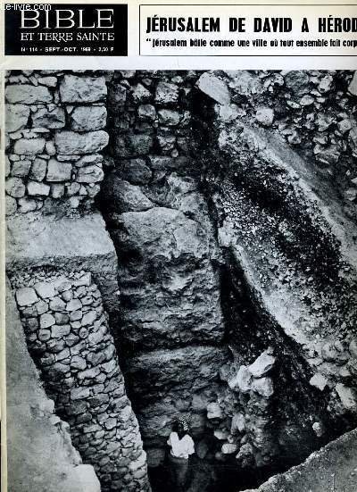BIBLE ET TERRE SAINTE N�114 : JERUSALEM DE DAVID A …