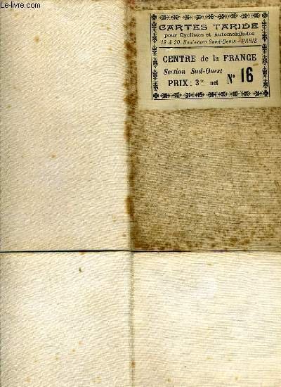 CARTE ROUTIERE n�16 POUR AUTOMOBILISTE & CYCLISTES centre de la …