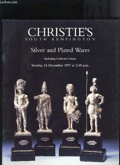 SILVER AND PLATED WARES INCLUDING COLLECTOR'S ITEMS - CATALOGUE VENTE …