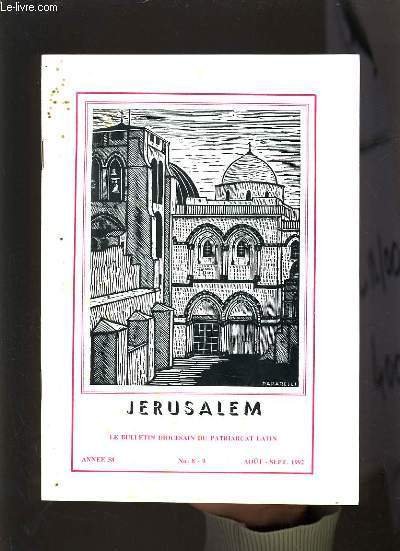 JERUSALEM N�8 - 9 - ANNEE 58 - LA TOXICOMANIE … | Immagine principale
