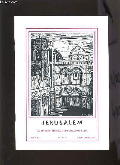 JERUSALEM N�2-4 - ANNEE 60 - OUVERTURE DU SYNODE AFRICAIN, … | Immagine principale