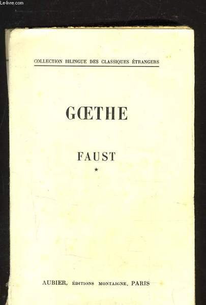 FAUST TOME 1