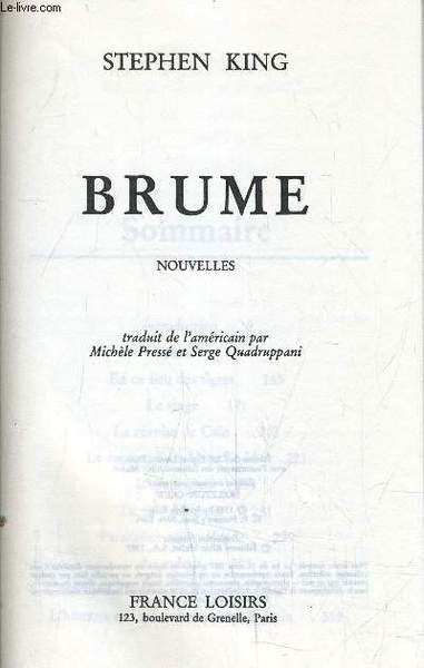 BRUME. | Immagine principale