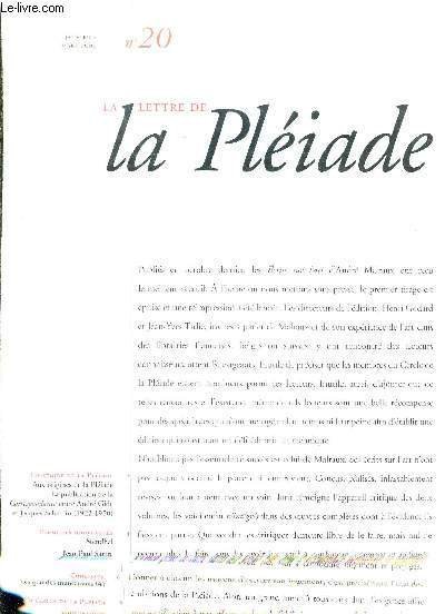 LA LETTRE DE LA PLEIADE N�20 JANVIER MARS 2005. | Immagine principale