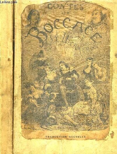 CONTES DE BOCCACE - EN DEUX TOMES - LE DECAMERON.