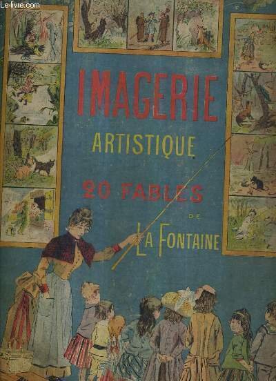 IMAGERIE ARTISTIQUE 20 FABLES DE LA FONTAINE.